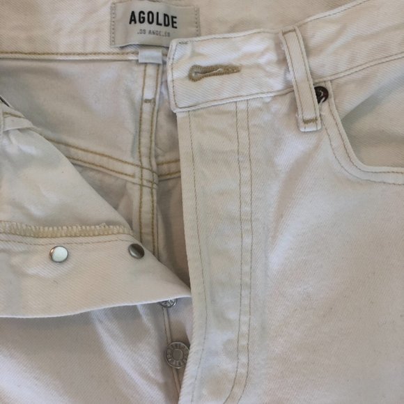 Agolde White 90s Pinch Waist - Picture 4 of 5